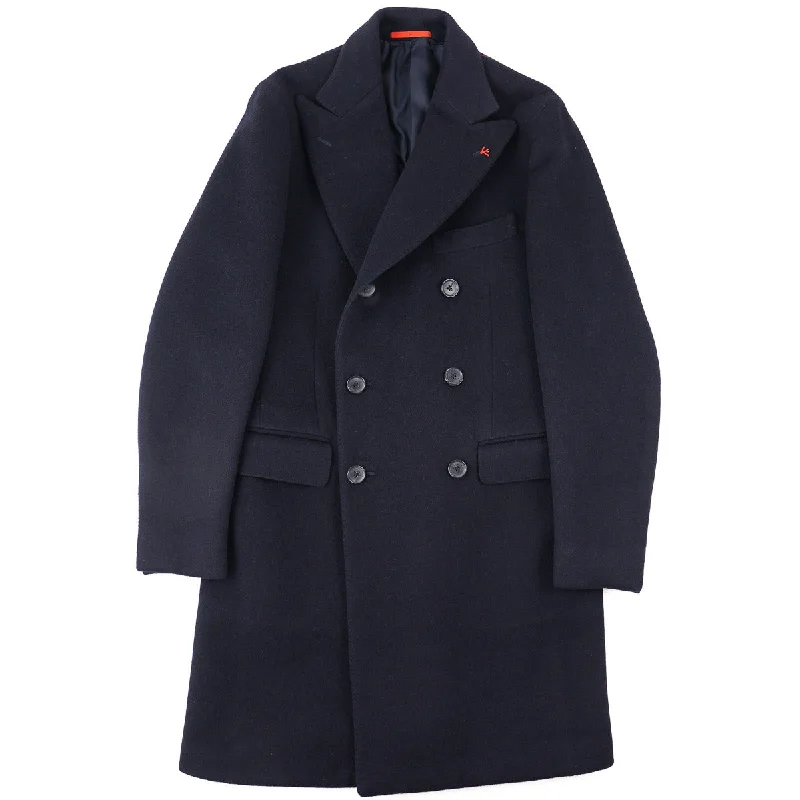 Isaia 'Portofino' Slim-Fit Cashmere Overcoat