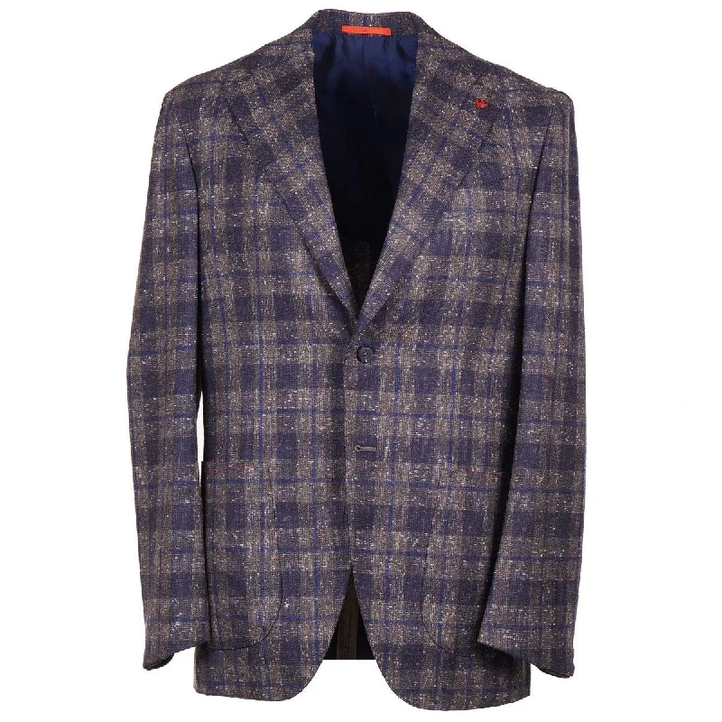 Isaia Mélange Wool-Silk-Linen Sport Coat