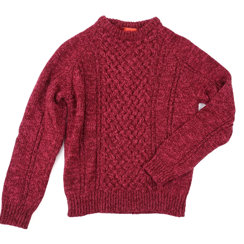 Isaia Cable Knit Cashmere Sweater