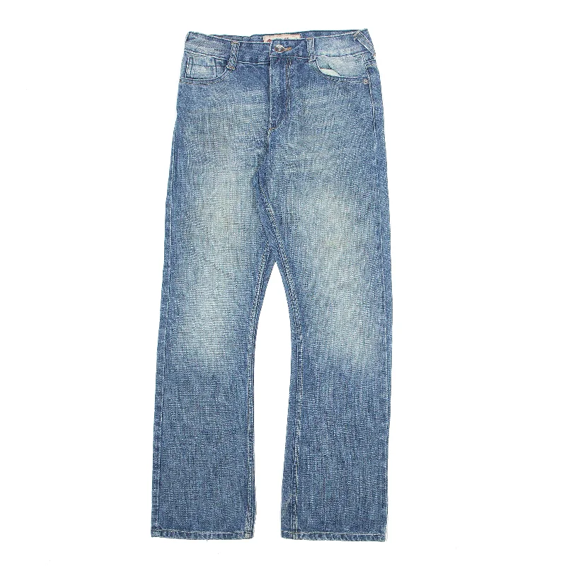KICKERS Jeans Blue Denim Regular Straight Stone Wash Boys W27 L28
