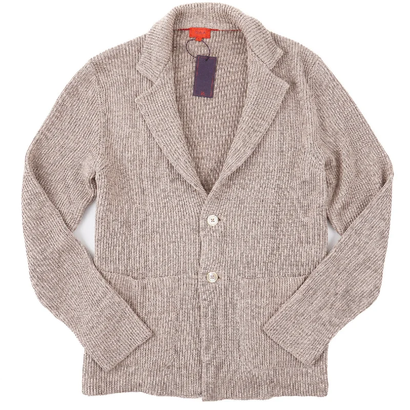Isaia Knit Cardigan Sweater-Blazer