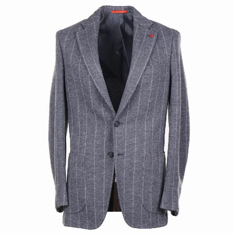 Isaia Soft Jersey Flannel Wool Suit