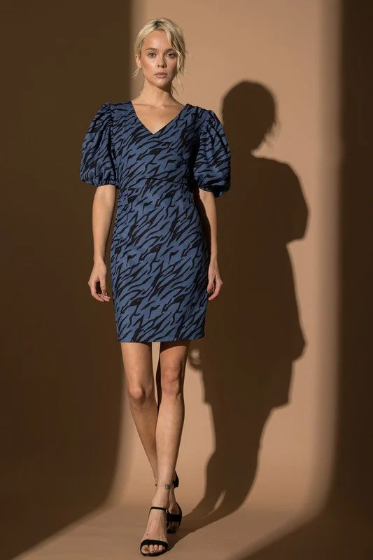 Zebra Print Dress Ruched unclassified dresses
