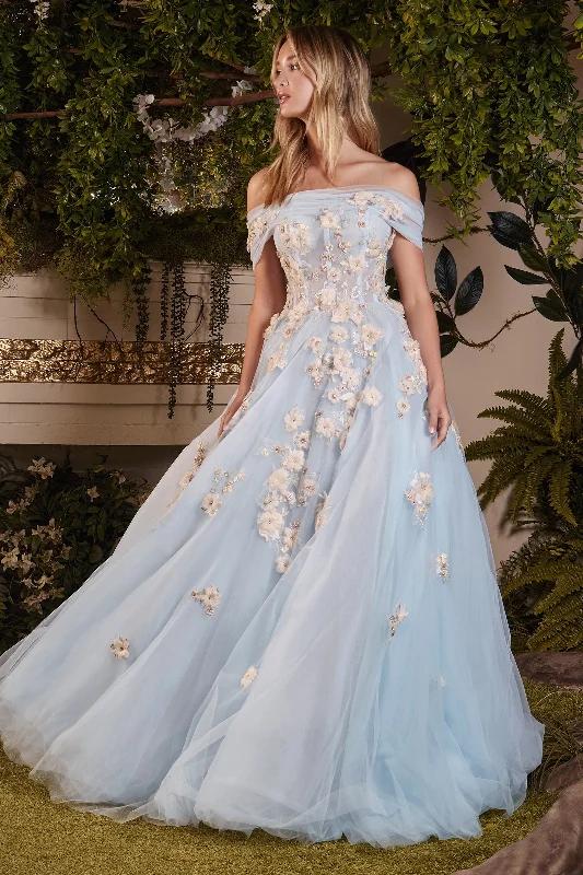**Enchanting Off-Shoulder Prom Dress with Regal Puff Sleeves** Trendy unclassified dresses