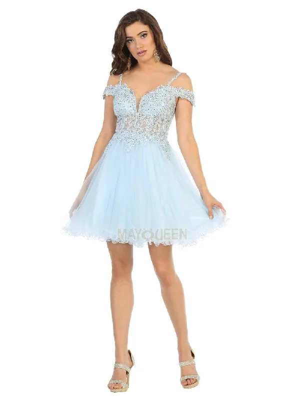 May Queen MQ1668 Halter unclassified dresses