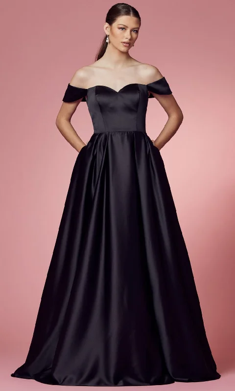 Nox Anabel - R1032 Sweetheart Satin Prom Dress Designer unclassified dresses