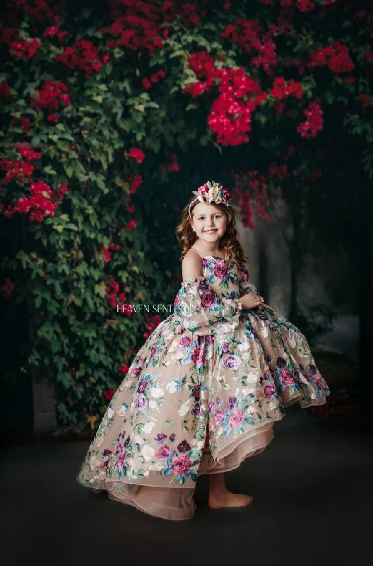 RETRIED RENTAL EUC "Scout" - High Low Gown + Detachable Sleeves ( 7 Year - Petite 9 Year) Vintage unclassified dresses RETRIED RENTAL EUC "Scout" - High Low Gown + Detachable Sleeves ( 7 Year - Petite 9 Year) Vintage unclassified dresses