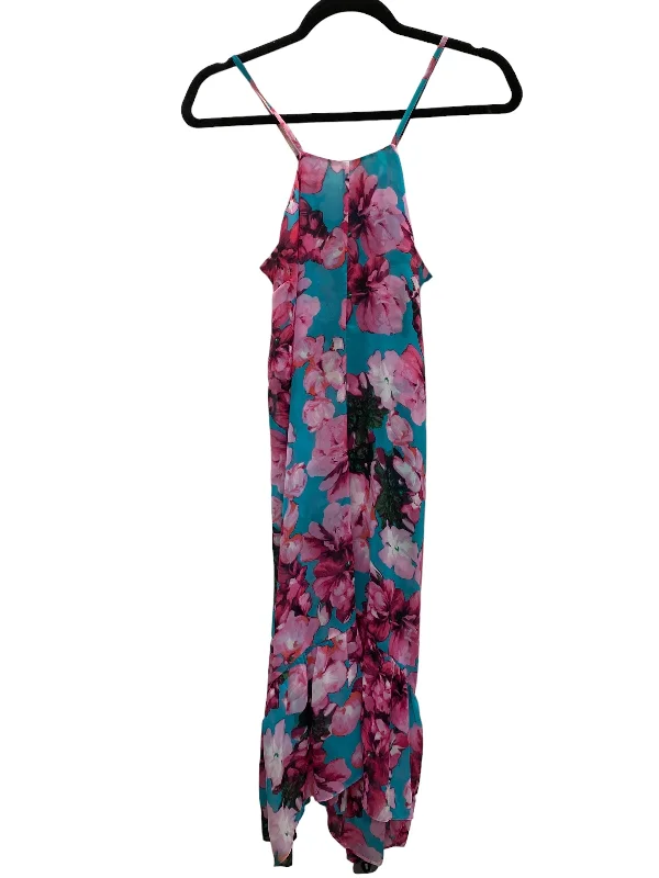 Dress Casual Midi By Philosophy In Blue & Pink, Size: Xs Structured Midi Skirt