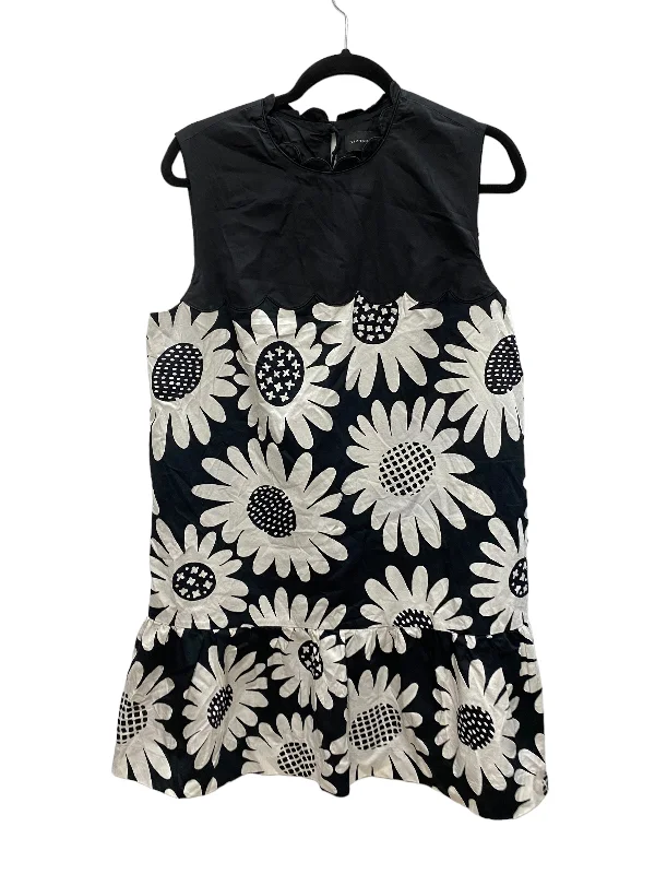 Dress Casual Midi By Target-designer In Black & White, Size: Xl Elegant Satin Skirt