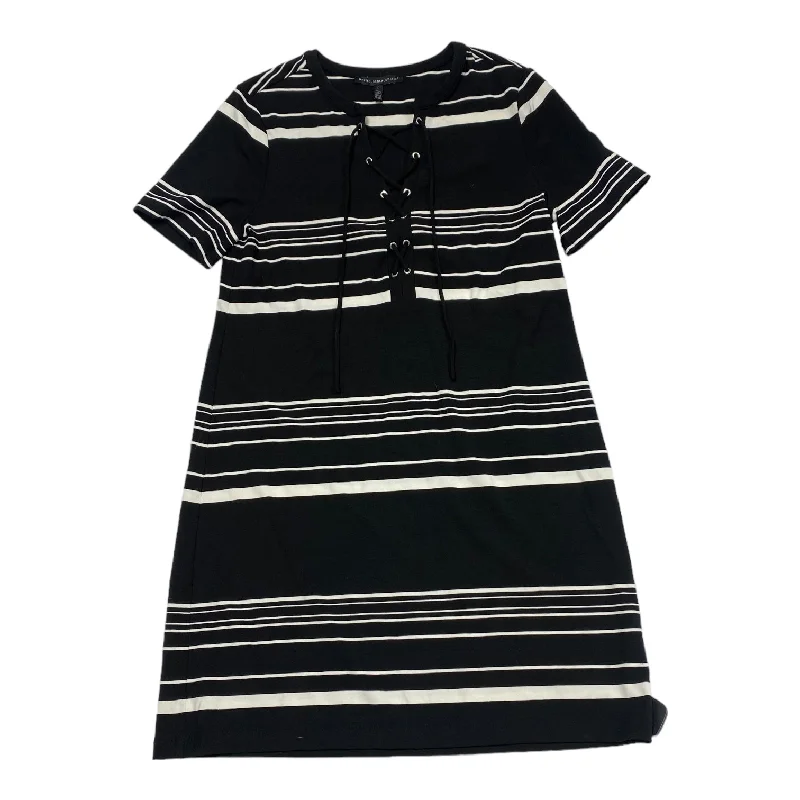 Dress Casual Midi By White House Black Market In Black & White, Size: L Button-down Midi Skirt